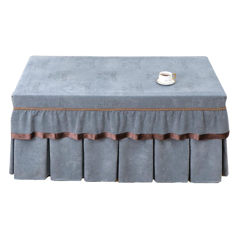 烤桌子套长方电形茶几罩布F7678558艺烤炉罩家用烤火炉火取暖器桌