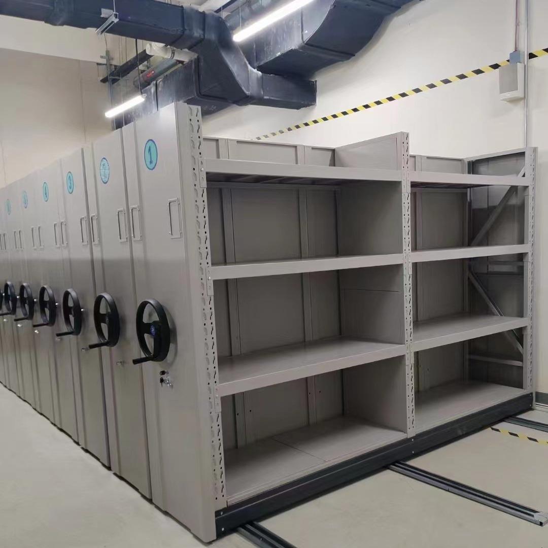 证智能密集架电动钢制手架摇智能档1存放财案务凭柜智能档案柜