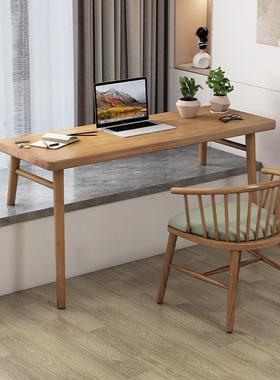 字严选全实木飘窗角书桌高低脚卧室阳家用GZA靠转窗台桌学习写电