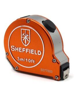 钢盾S077503铝合金锁卷尺钢制卷尺公英双刻度卷尺锰SNQ钢自尺