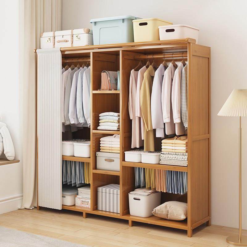 衣柜家758用卧出租房用经济型简收易组装拉纳帘布衣橱2025室新款,收纳整理,衣物收纳柜/简易衣橱,淘宝优惠券,粉丝福利购,淘宝优惠卷