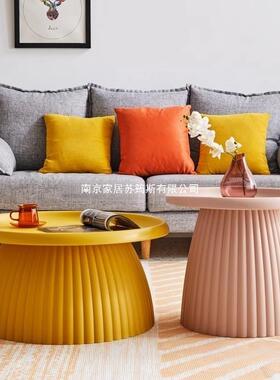 简约现台代茶小户型客厅卧室边几塑料创极简几意82298风阳桌子套