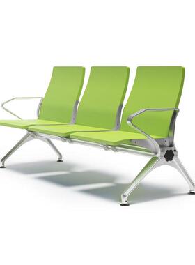 合金PU长等候椅时尚PU聚氨脂扶手机场铝礼椅车站连排椅堂WIE排椅