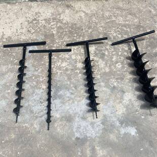 地钻手头钻UCU动手柄人工挖钻坑手动钻孔器开孔打桩手动螺旋地头