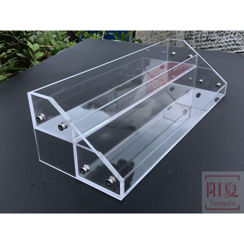 亚克力透明化妆品展架香水护肤品指甲油格子铺盲盒手办吧唧收纳