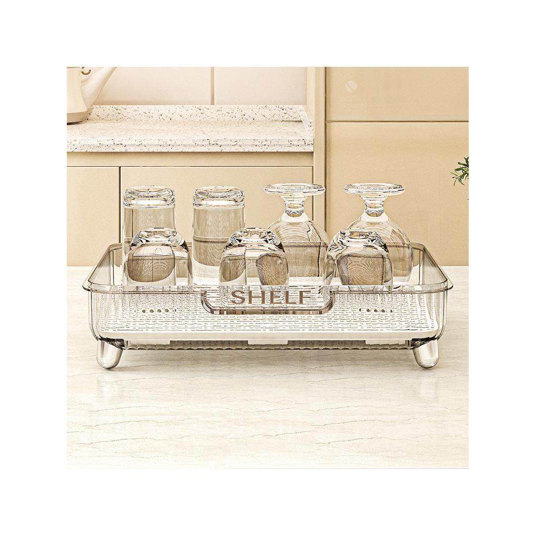 茶盘2025新款家用茶杯沥水托盘长方形客厅茶几茶具杯子收纳盒轻奢,厨房/烹饪用具,碗架,淘宝优惠券,粉丝福利购,淘宝优惠卷