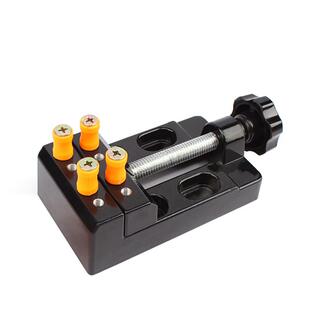 平口钳微雕木雕印章篆刻固定夹具玉石翡翠雕刻圆柱圆珠桶珠夹子