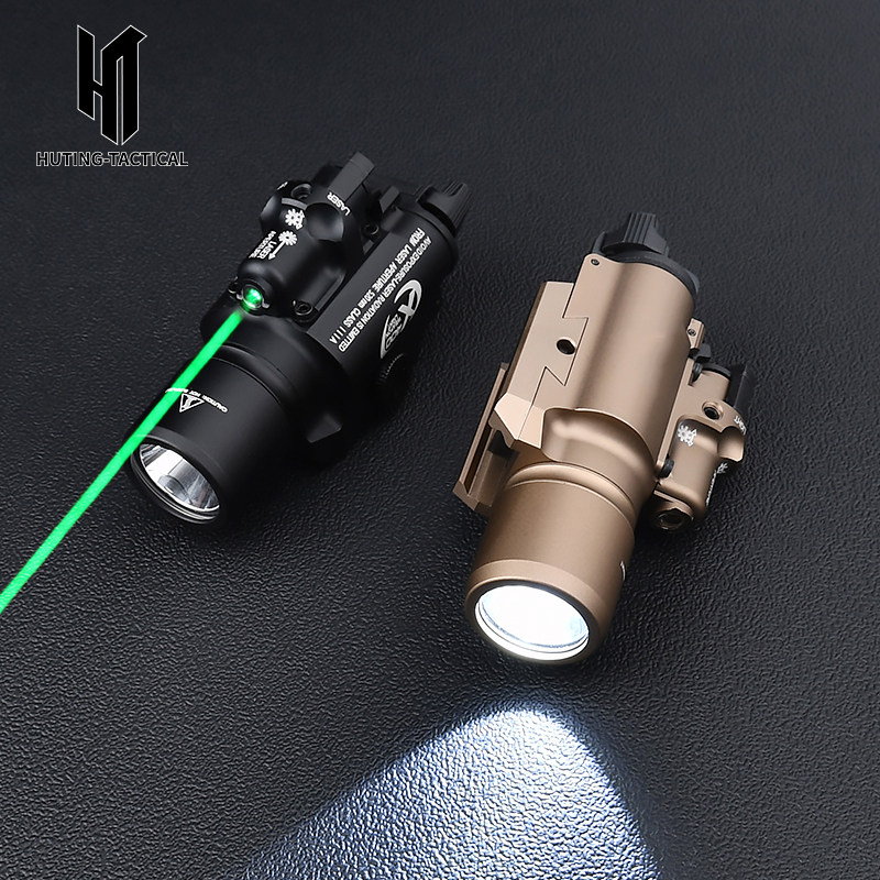 HT户外战术X400U下挂激光手电筒TLR-1/X300U/APL强光照明P1/G17灯