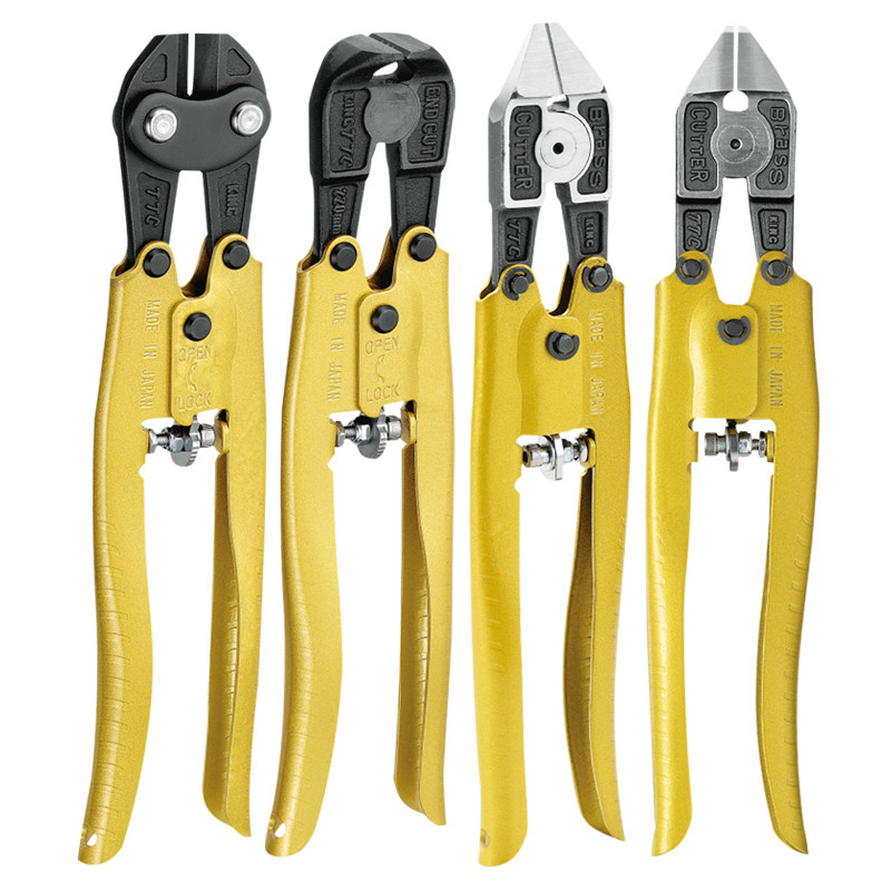 角田TTC强力蛇头剪顶切剪钳电缆线弧面平面剪口剪钳胡桃钳PC-1100