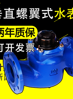 垂直螺翼式水表防冻坏大口径LXRG高灵敏准确度高可拆卸干式水表