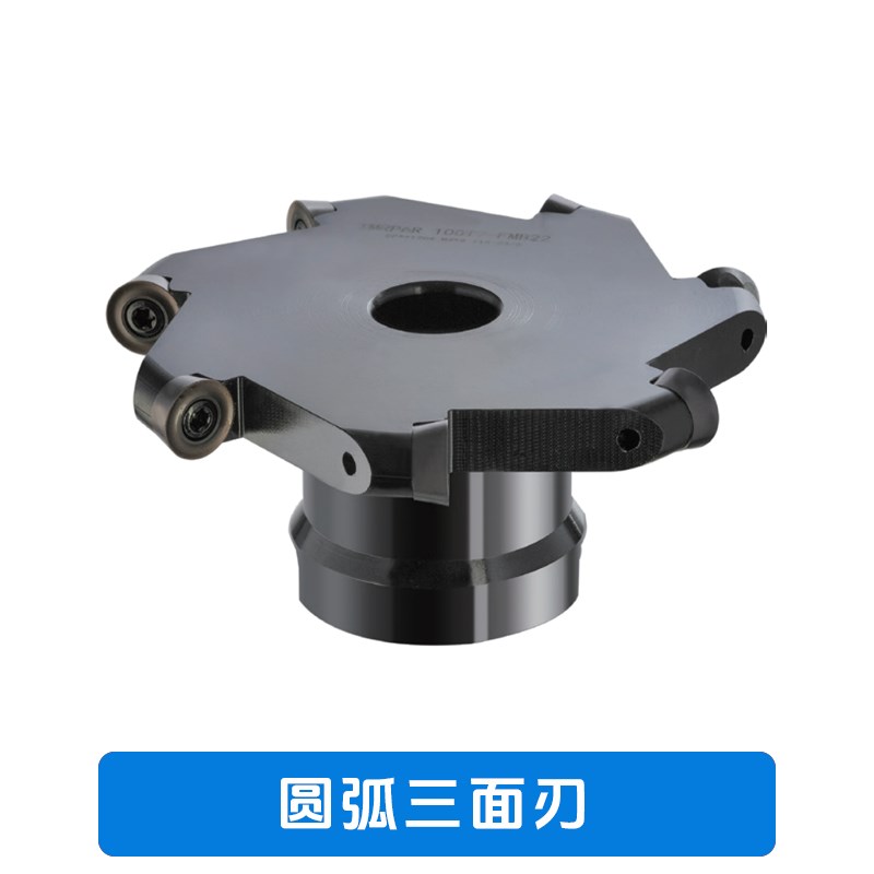 圆弧三面刃刀盘 TMRP4R 080T8-FMB22 100 125 160 配套RPMT08T2MO