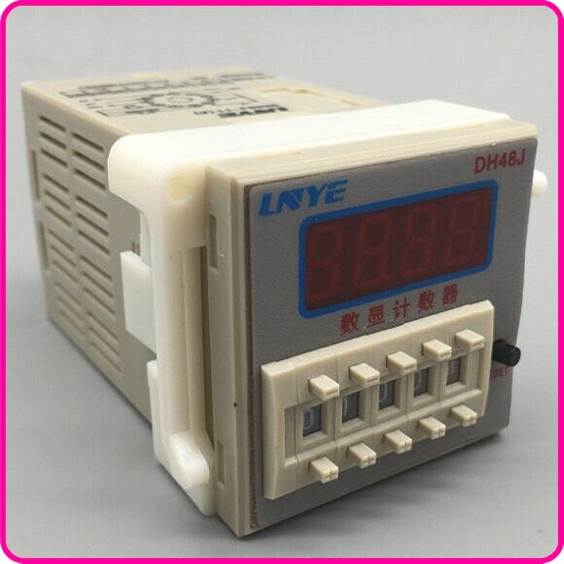 工业机器设备带控制计数器数显电子感应拨码机械智能记数器DH48J