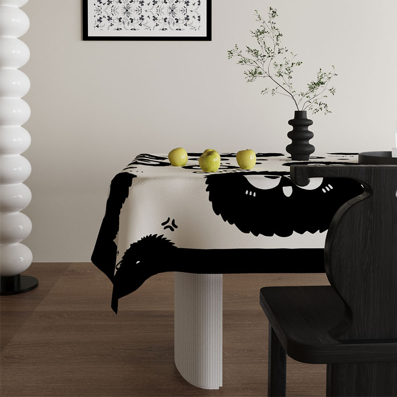 桌布防水防油免洗网红书桌高级感餐桌台面布茶几桌垫iYs风长方形