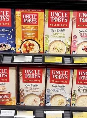 澳洲Uncle Tobys Oats托比叔叔即食燕麦片水果坚果混合谷物营养粥