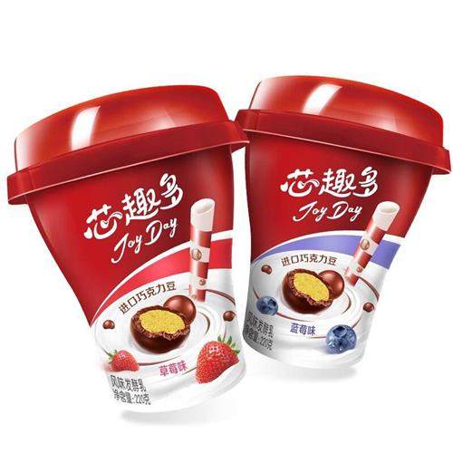 伊利JoyDay芯趣多巧克力豆风味发酵乳220gx6杯草莓蓝莓低温酸奶,咖啡/麦片/冲饮,低温酸奶,淘宝优惠券,粉丝福利购,淘宝优惠卷