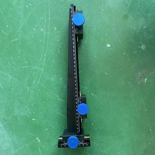 L640滑座手动位移平台齿轮长行程精密微调螺杆燕尾槽L350滑台支架