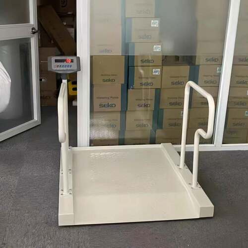 英g3DCS-QC-L0标0kg轮椅电子秤带打印英规准轮椅文地磅500k带RS23