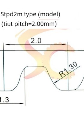 供应橡胶闭环同步带S2M300 316 320 336 354 360 370 380 400 452