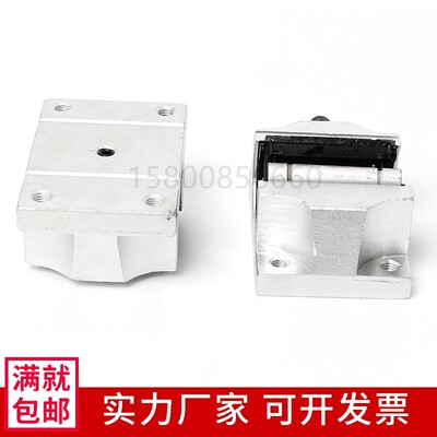 TBR直线滑动木工箱式法兰开口滑块TBR16  20 25 TBR30 UU LUU加长