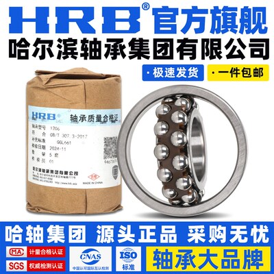 HRB 哈尔滨轴承 2305 2306 2307 A K A-2RZ TN 调心球