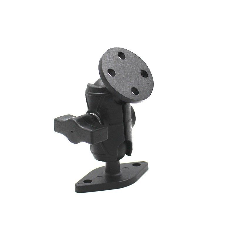 工业挖掘机触屏显控手机固定支架 摩托车支架 兼容1英寸球头