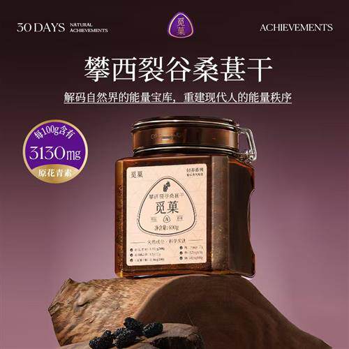 [新品]觅菓攀西裂谷桑葚干AA+400g特级养生茶泡茶含原花青素无沙