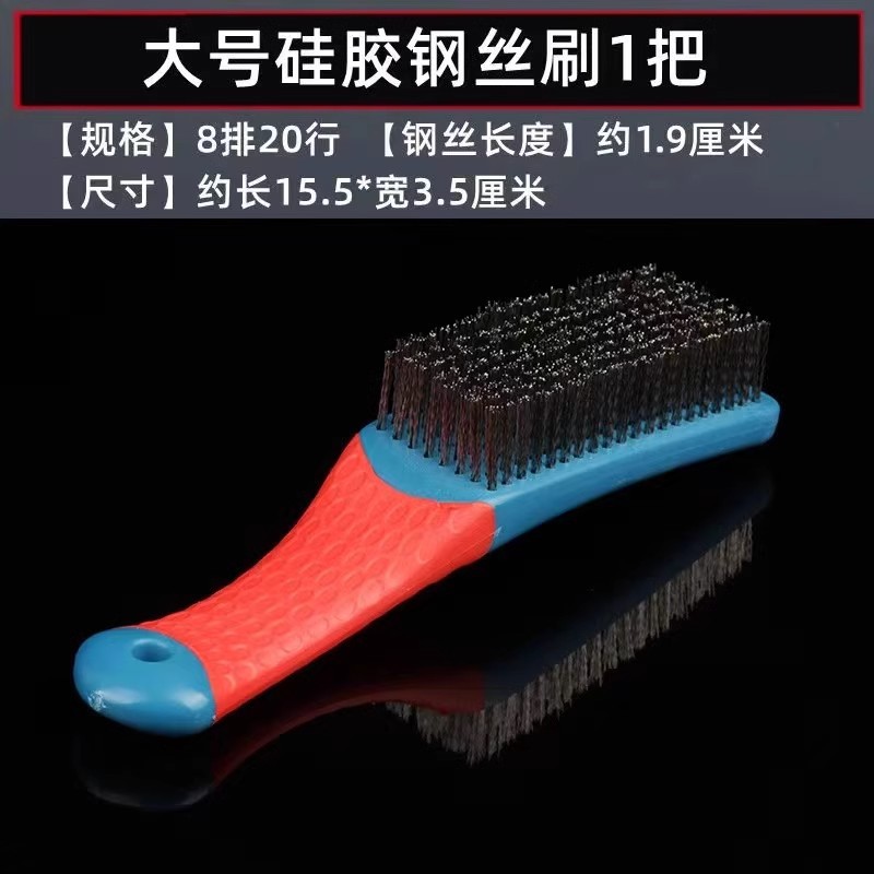 不锈钢丝钢丝刷木柄铜丝打磨除锈