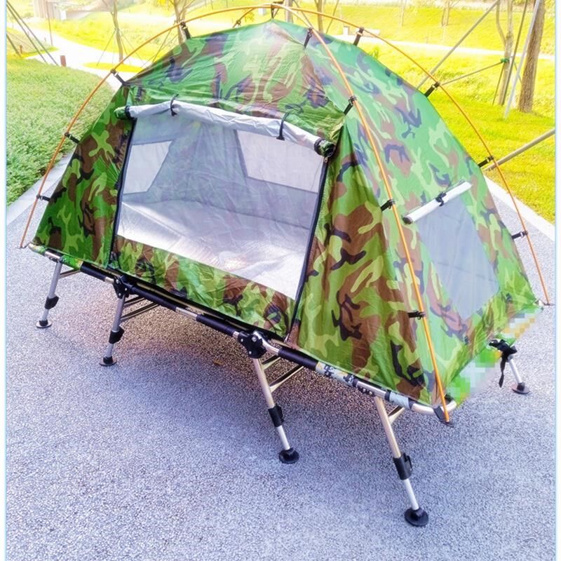 离地帐篷自驾游户外折叠便携式防风防雨野营过夜旅游新款帐篷单人