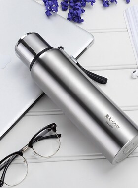 全钢316不f锈钢保温杯茶水分离大容量户外运动水壶便携车载保温瓶