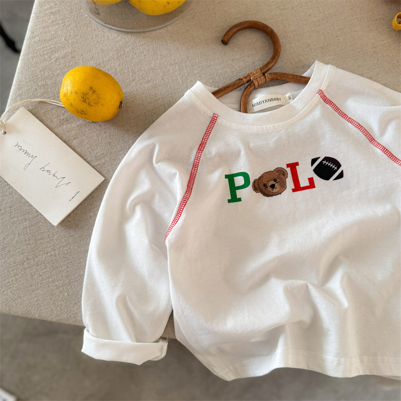 2026年款衣服儿童纯棉长袖T恤春季宝宝衣服女童春款上衣男童春装