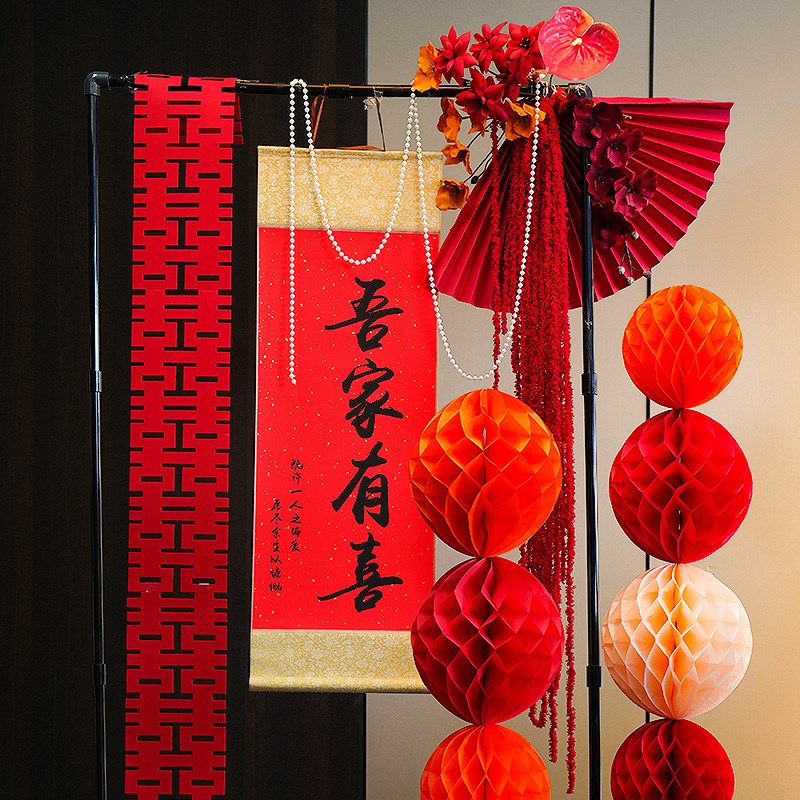 结婚订婚宴门口迎宾牌指示立牌网红婚房布置装饰套装婚礼用品大全