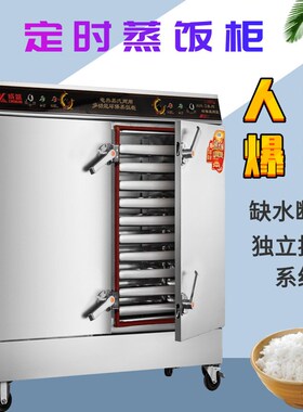 商用蒸饭柜环保实用型可定时蒸饭车AVK-D系列双门380V饭堂