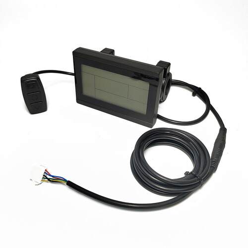 24V 36V 48V KT-LCD3 昆腾智能液晶显示仪表宽电压速度显示