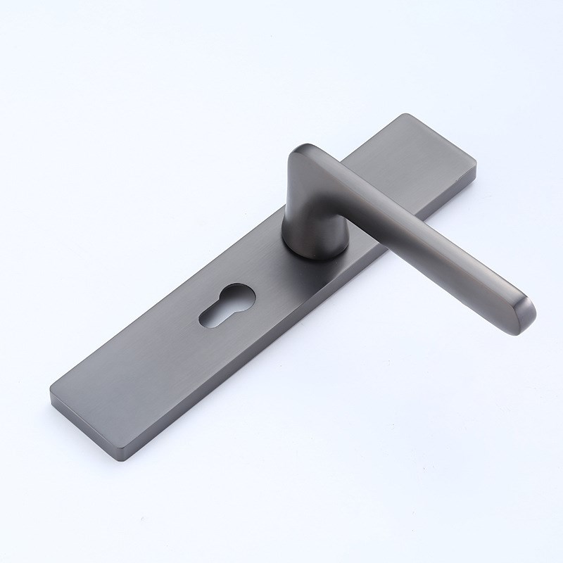 现代简约单舌小50大50假插芯锁 房门卧室锌合金房门锁 单舌执手锁