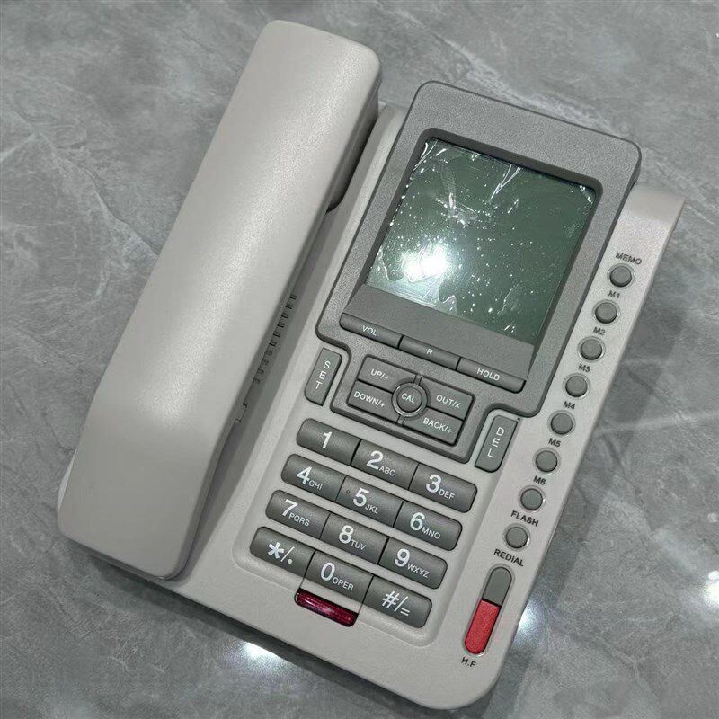 英文电话机 中性无logo固定座机来电显示 商务办公酒店前台 现货