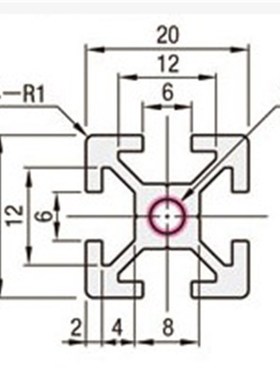 3D打印机配件Misumi HFSB5  VORON V2.4 铝合金型材外框支架
