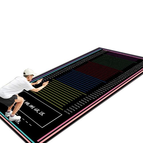 中考学生立定跳远体育测试防滑垫室内外专业加厚加长减震隔音垫子