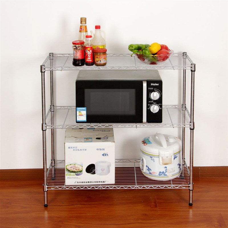 不锈钢仓库移动货架置物架网格防静电物料架多层架镀铬带轮铁架子