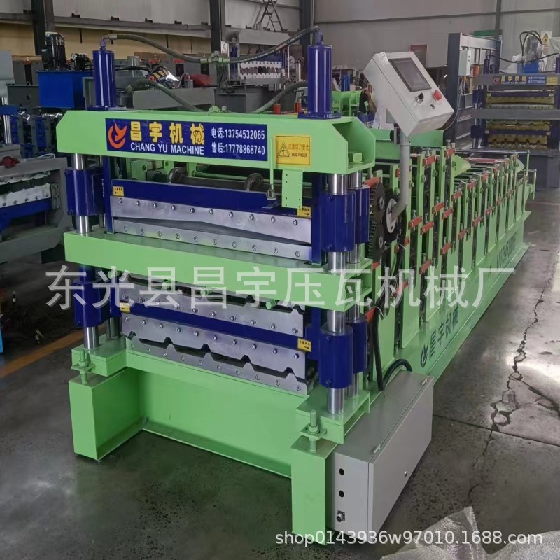 840-900-平板带分条一机四用彩钢瓦一体机  彩钢瓦机器机械