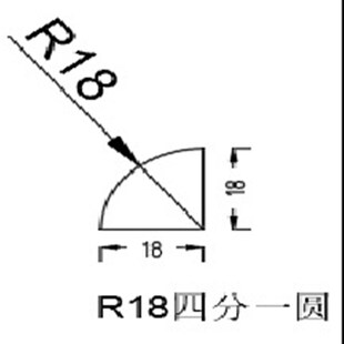 厂家直销实木弧形线条圆弧木线条半圆木条收边装饰条柚木门套线