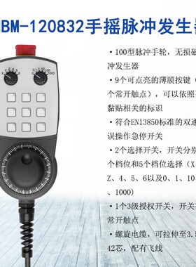 原装德国安士能HBM-112392发格HBA电子手轮数控CNC手摇脉冲发生器