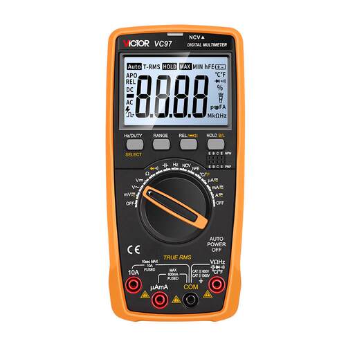 胜利万用表数字高精度VC9808A+VC9806+VC9807A+VC9801A全自动VC97