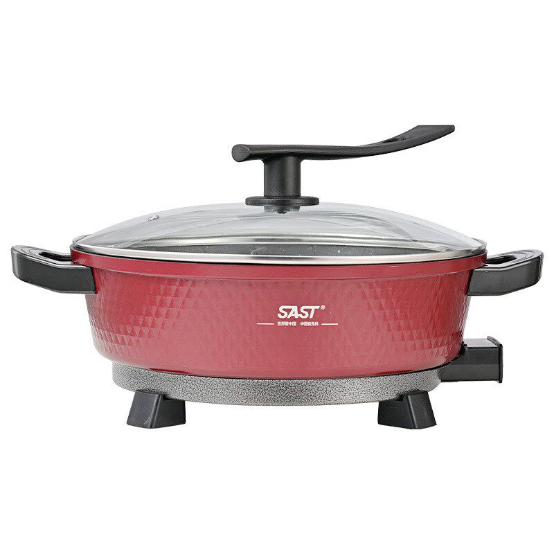 麦饭石韩式涮烤一体锅多功能电热锅鸳鸯电热锅家用烤涮煎煮电火锅