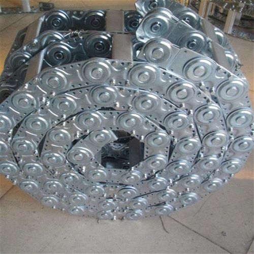 穿线油管桥式钢制拖链 厂家定制全封闭不锈钢镀锌钢铝拖链坦克链