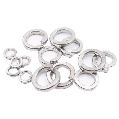 跨境优品1000pcs304不锈钢弹簧垫圈套装弹性垫片弹簧垫片M2M3-M12