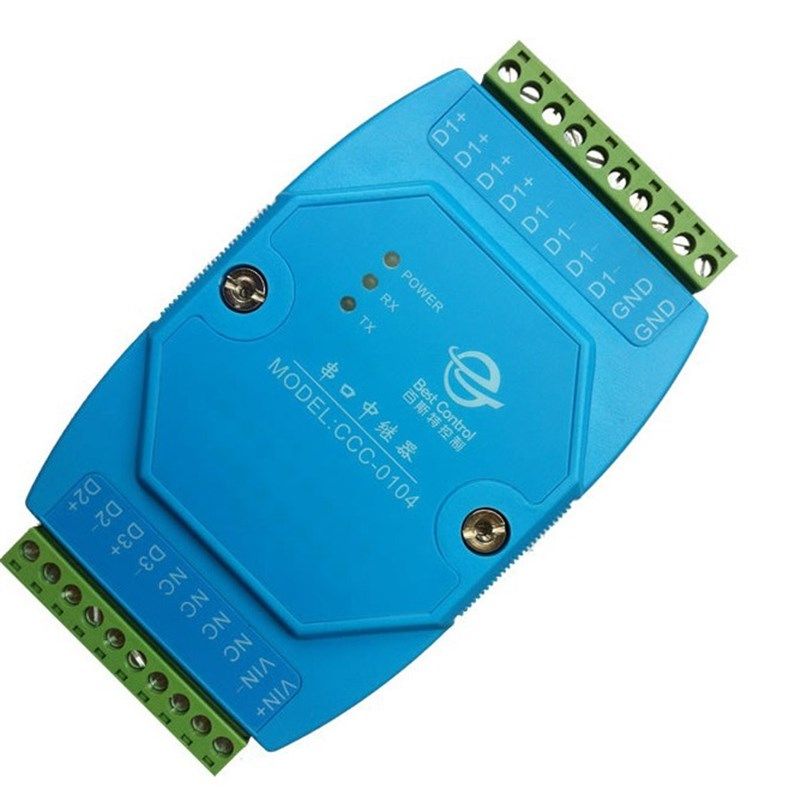 百斯特4路VI-12系列远程模拟量采集模块采集电压输出型变送器