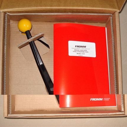 YF16/19手动免扣钢带打包机铁皮打捆机烤蓝打包带扎捆机捆扎机