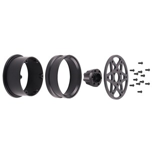 Capra管架车 TRX4 LCG轮胎 10仿真攀爬车SCX10 1.9寸碳纤维轮毂1