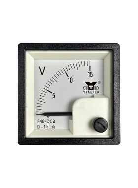 F48-DCB船用直流电压表指针10V 15V 20V 30V 50V阻燃cp48 be48 45