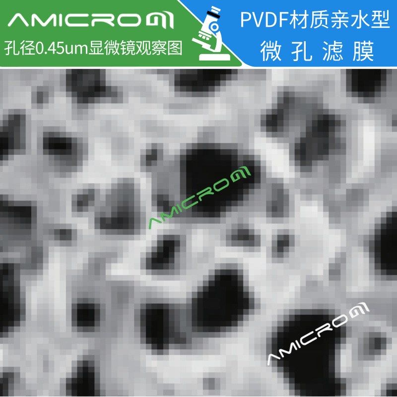 50mm疏水型PVDF滤膜 有机系聚偏氟乙烯微孔膜 亲水PVDF圆片膜0.22